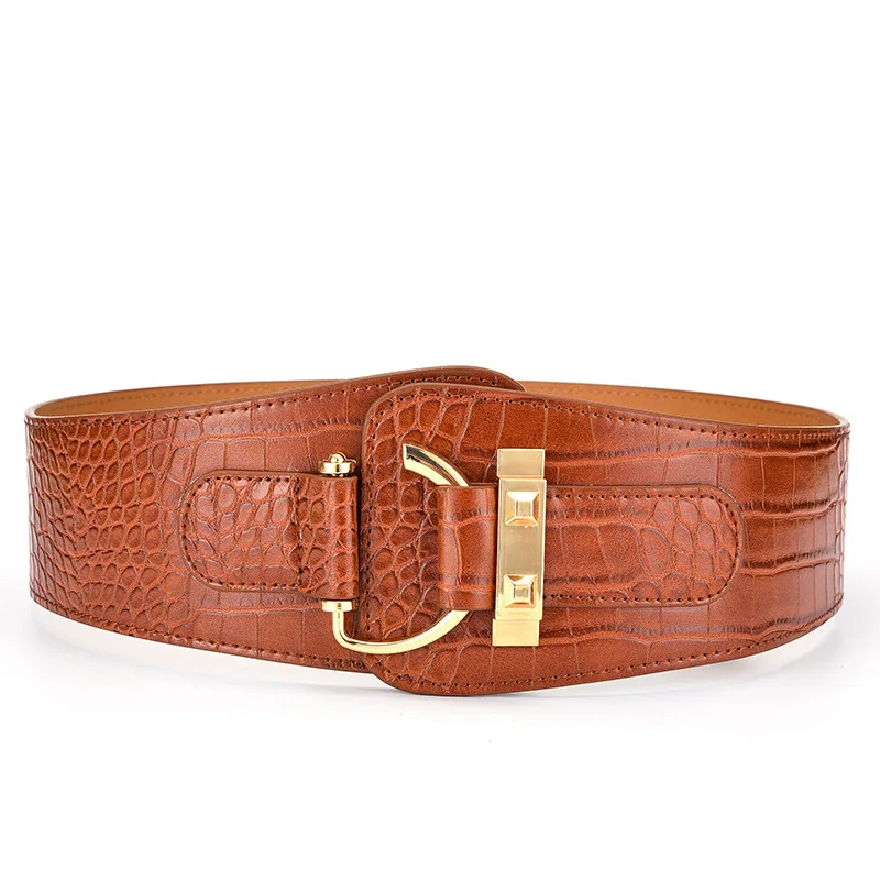 

Women's Wide Elastic Stretch Waist Belt for Dress