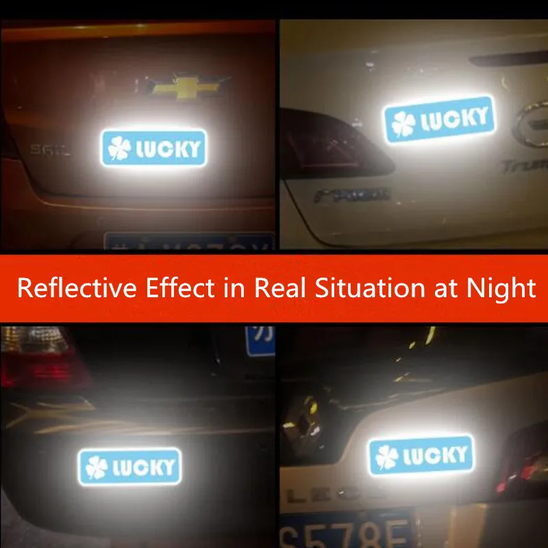 Мультяшные Счастливые листья дневной хвост отражающая предупреждающая лента