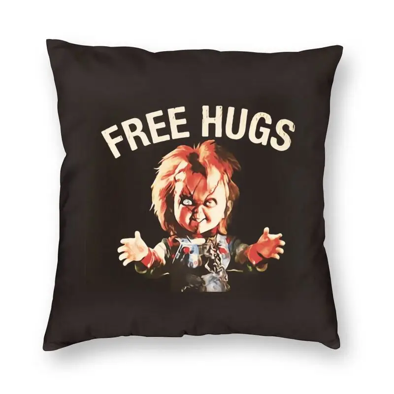 

Квадратная наволочка-обнимашка Чаки, домашняя декоративная наволочка с фильмом ужасов для детских игр, декоративная подушка для дивана