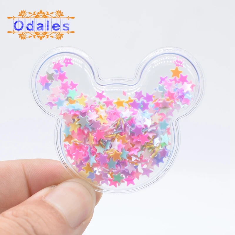 8 шт. блестки вышивка нашивки для головы мышки шитья обувь сделай сам заколки