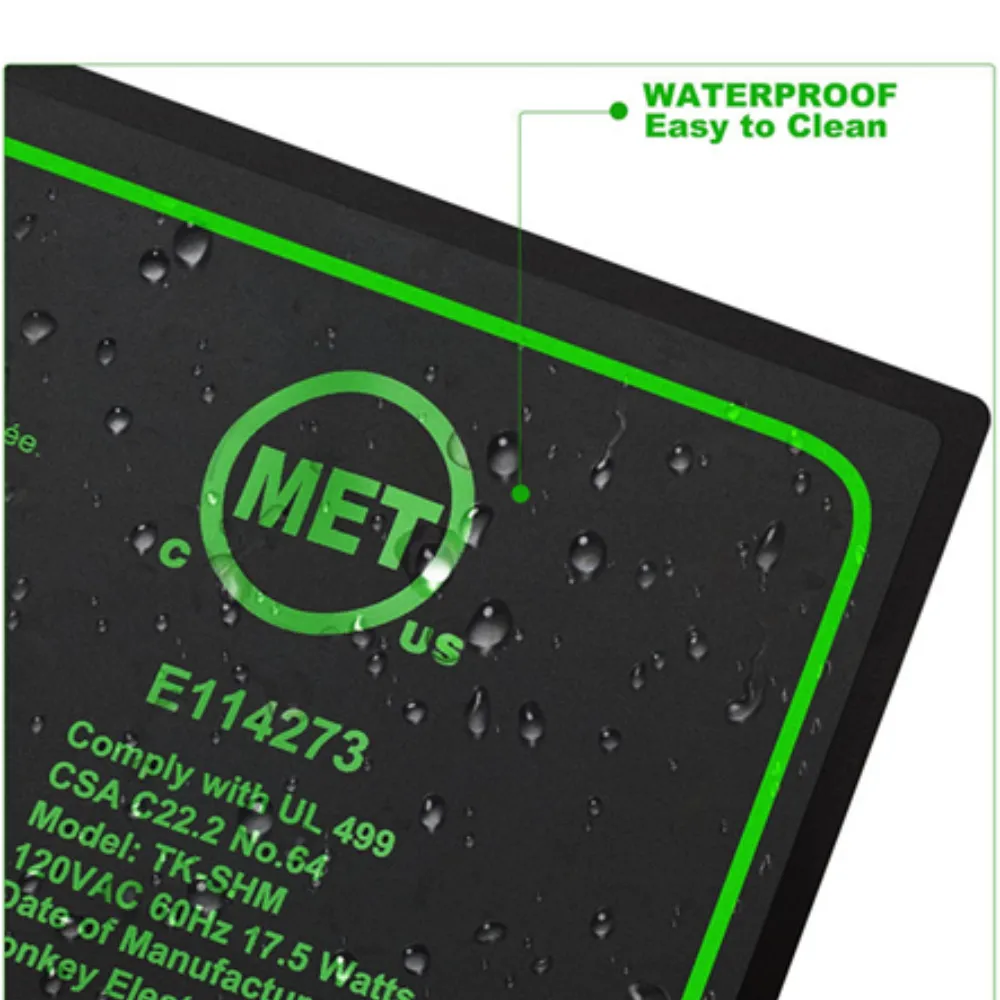 Нагревательный коврик для рассады водонепроницаемый запуска клонирования