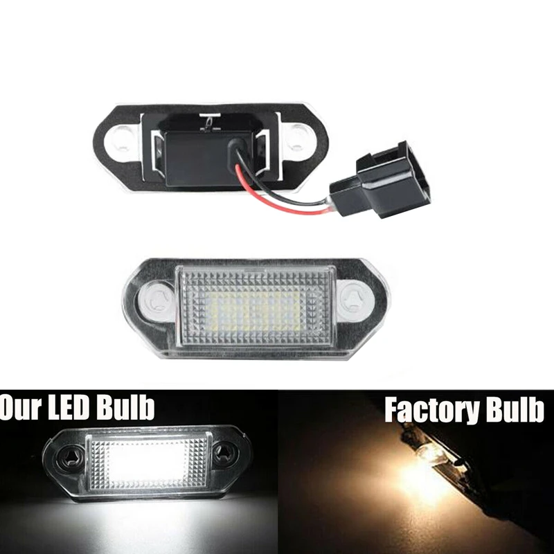 Автомобильный светодиодный светильник номерного знака для VW Golf MK3 Skoda |