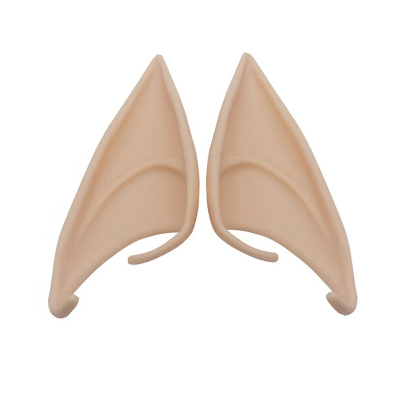 2 шт./компл. Хэллоуин латексные эльфы уши ангела и феи Пикси для ролевых игр
