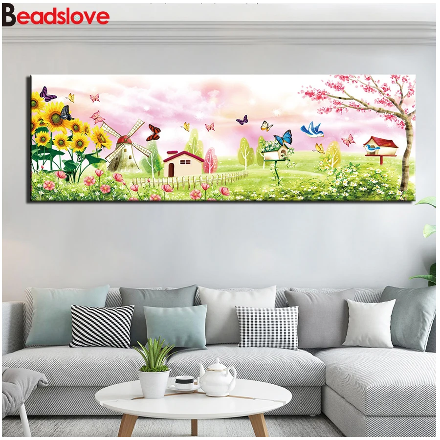 

Большая алмазная живопись «сделай сам», абстрактная натюрмортная жизнь, 3D Алмазная вышивка, вышивка крестиком, полная квадратная, круглая, ...