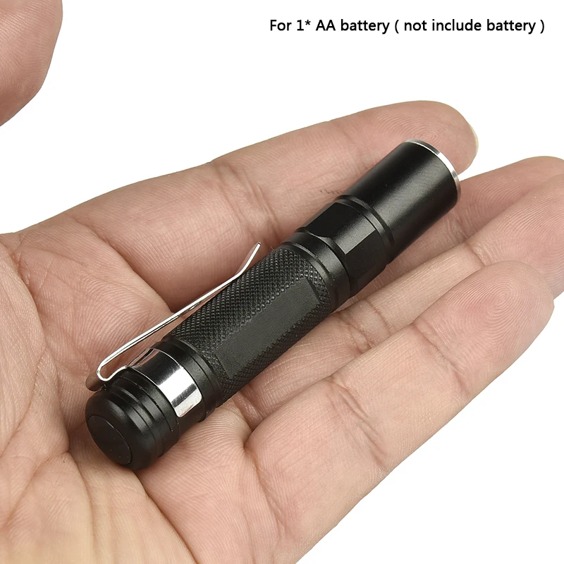 XM-L L2 5000лм алюминиевый водонепроницаемый Zoomable CREE светодиодный светильник фонарь Тактический светильник для 18650 аккумуляторной батареи или AAA - Испускаемый цвет: Mini Q5
