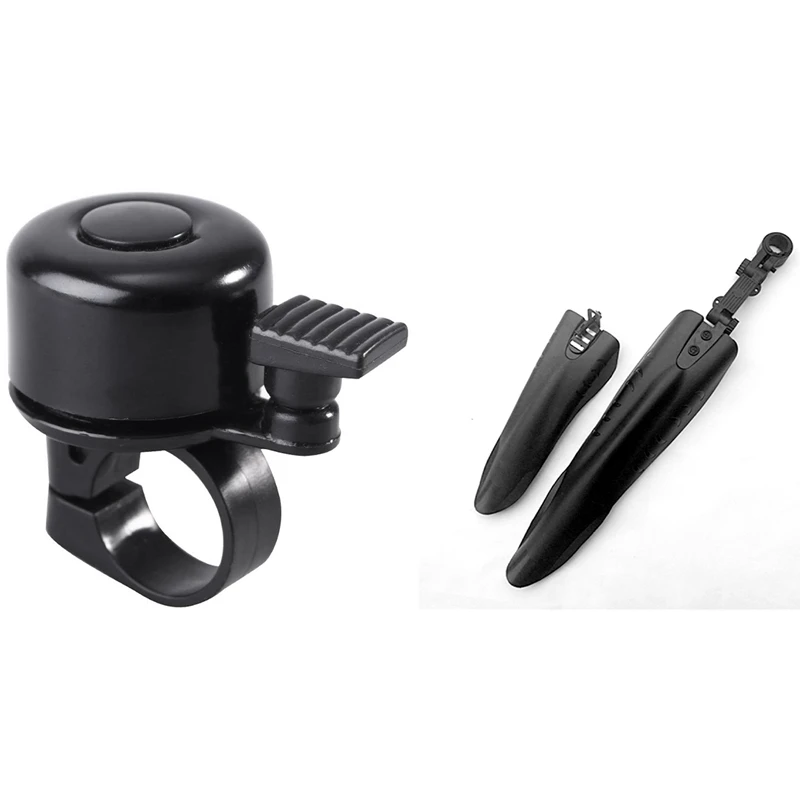 

Черный горный велосипед, дорожная шина, передний и задний брызговики, комплект, грязезащитный щит, большая летающая рыба, велосипедный Звон...