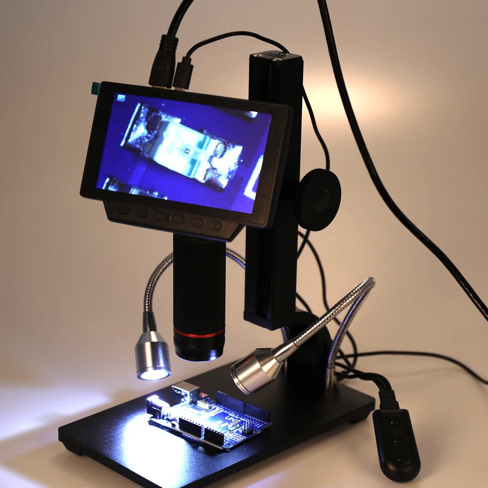 Цифровой микроскоп для ремонта пайки USB камера 560X с высоким расстоянием до