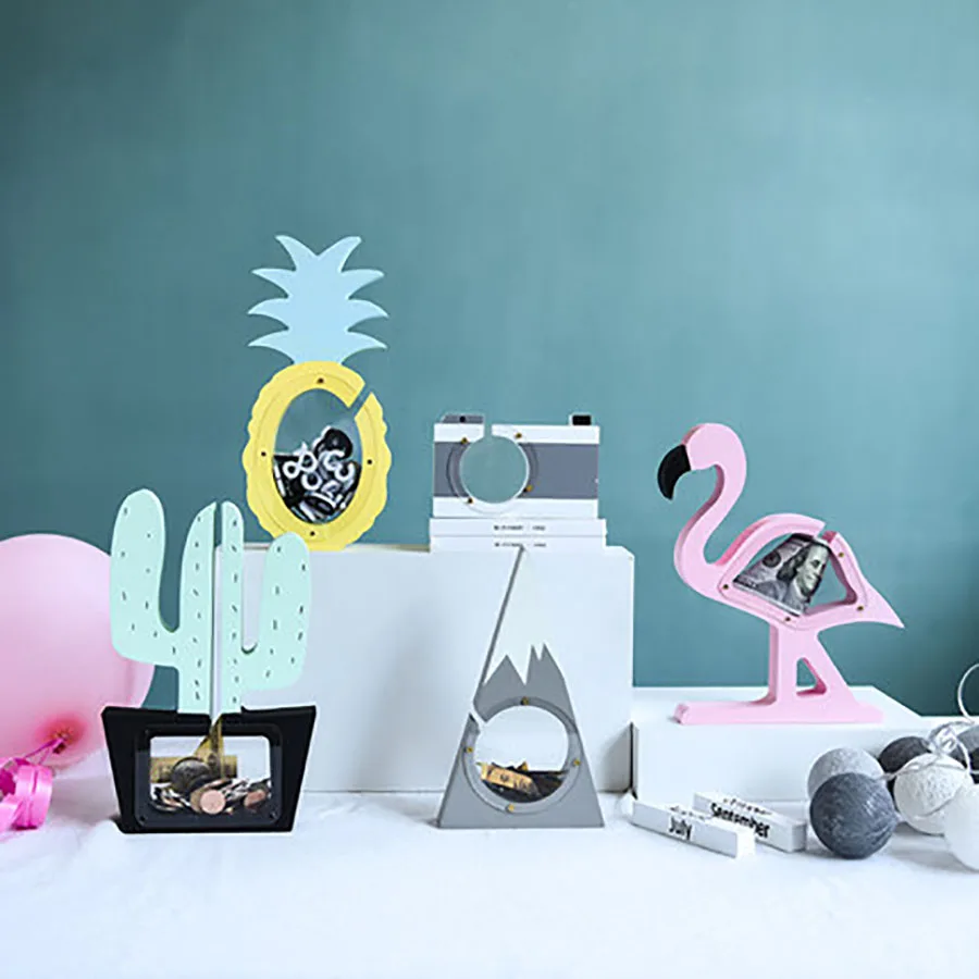 Копилка с мультяшным рисунком сейф цифровой счетчик монет банка для денег