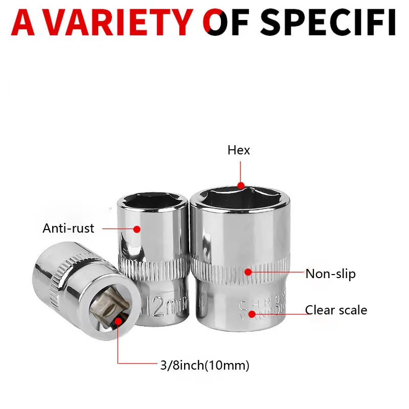 Шестигранный гаечный ключ 3/8 дюйма шестигранный с защитой от ржавчины |