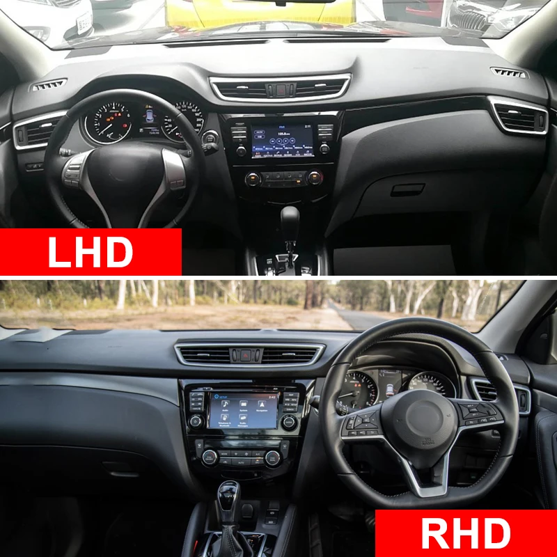 Автомобильный коврик для приборной панели Nissan Qashqai J11 X-trail X Tri T32 2014-2016 2017 2018 2019 -