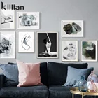 Настенный декор, чернила, граффити, абстрактный мох, картина балерины, картина на стену, Художественная печать на холсте, картина в скандинавском стиле, детской картины