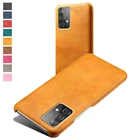 Роскошный чехол из искусственной кожи для Samsung Galaxy A52 A72 A42 A32 5G чехол тонкий ПК чехол для телефона для Galaxy A 72 52 Большие размеры 32-42, 5G Funda