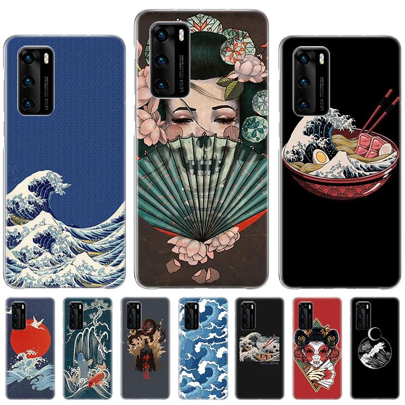 

Japanese Style Art Japan Case For Samsung A50 A50S A70 A70S Cover For Galaxy A10 A10S A20 A20S A20E A30 A30S A40 A40S Coque