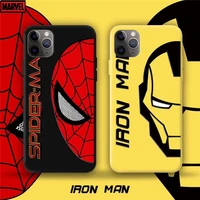 marvel avengers phone case cover for iphone 13 12 pro max 11 8 7 6 s xr plus x xs se 2020 mini soft case