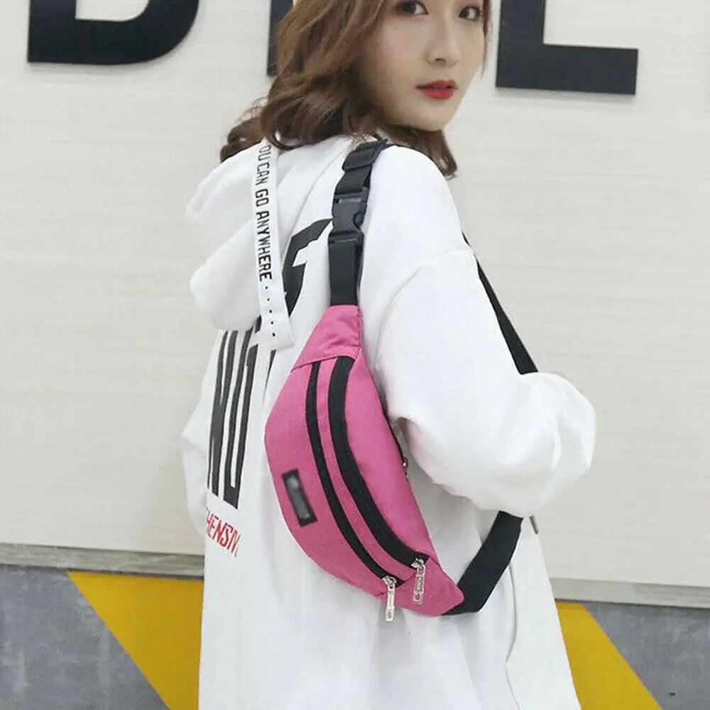 Сумка поясная Мужская и женская из ткани Оксфорд универсальная Спортивная