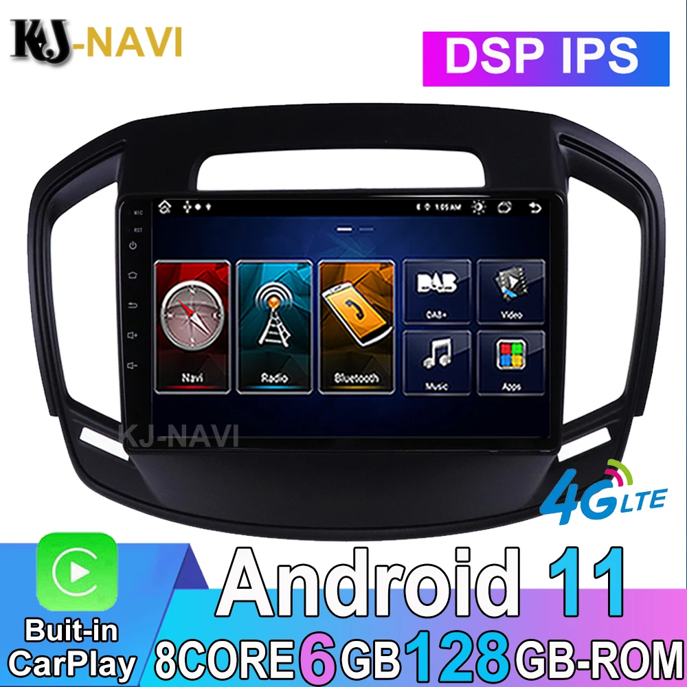 

Автомагнитола DSP 6 + 128 ГБ для Opel Insignia 2014, 2015, 2016 CARPLAY, Android 11, автомагнитола, GPS-навигация, мультимедиа, 9 дюймов, без DVD, 2 DIN