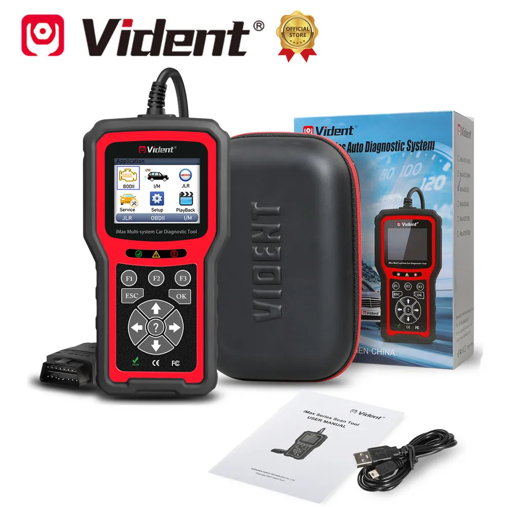 VIDENT iMax4303 для Jaguar/Land Rover OBD2 автомобильный диагностический инструмент Поддержка TPMS