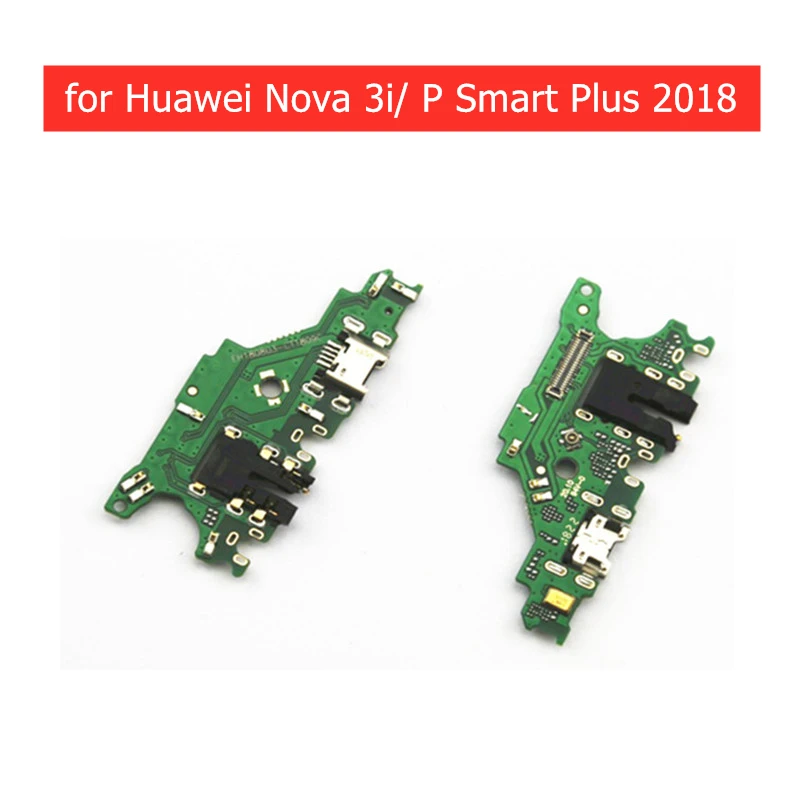 Для Huawei P Smart +/ nova 3i USB зарядное устройство разъем гибкий кабель микрофон Зарядка