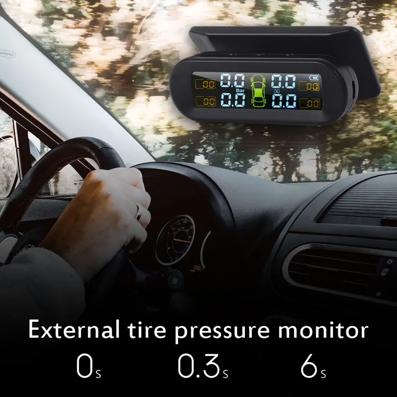 Vehemo универсальный тип беспроводной TPMS сигнализация давления в шинах внешний датчик безопасности Tmps для манометра Анти-взрыв Автомобильная электроника