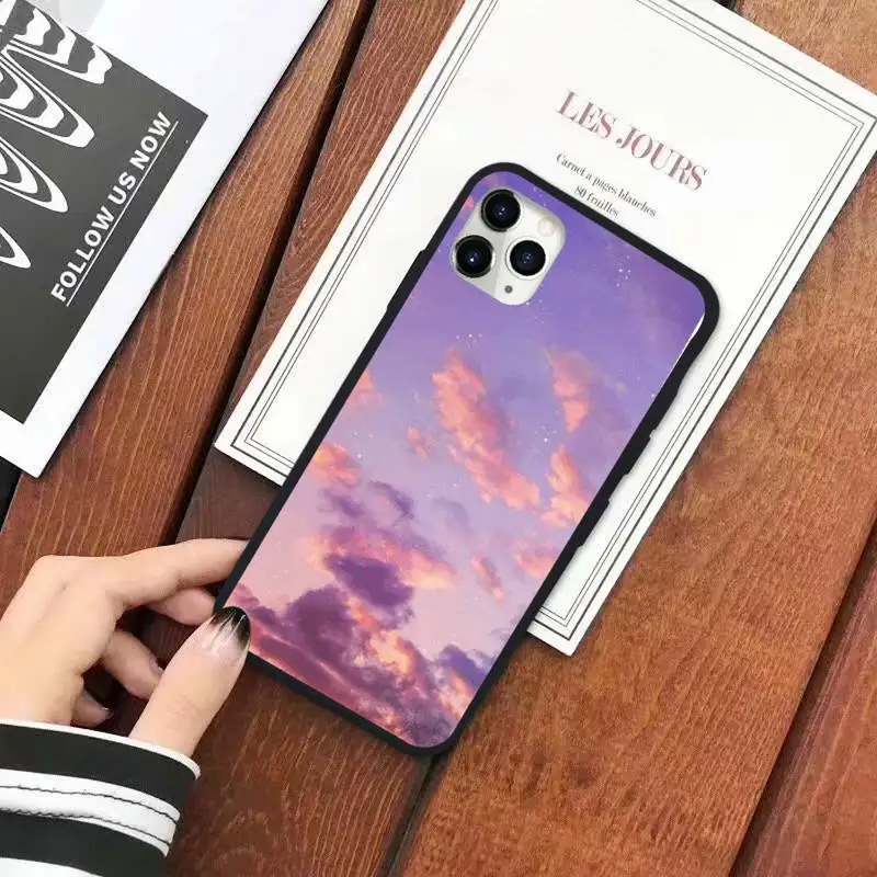 

Moon aircraft space universe Phone Case for iPhone 11 12 pro XS MAX 8 7 6 6S Plus X 5S SE 2020 XR