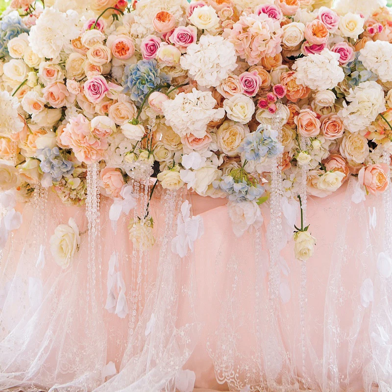 Виниловый свадебный фон Laeacco для фотосъемки цветы розы вечеринка день рождения