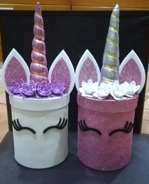 10 шт. фетровой ткани металлический блестящий с рогом единорога для детей День