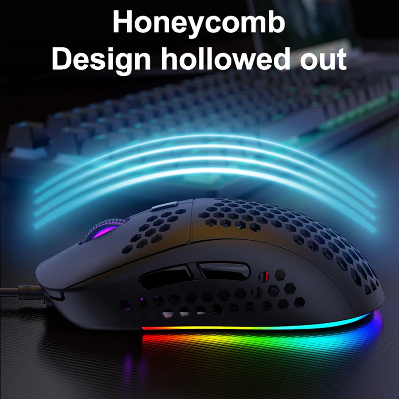 

Mechanical feel Gaming Keyboard Mouse Combo Ergonomic Magic RGB Backlight Wire Keyboard Mouse Set For Laptop PC Gamer Computer