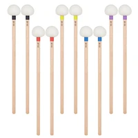 1 pair wooden drumsticks mallets percussion sticks for chime xylophone wooden block glockenspiel bells percussion accessories