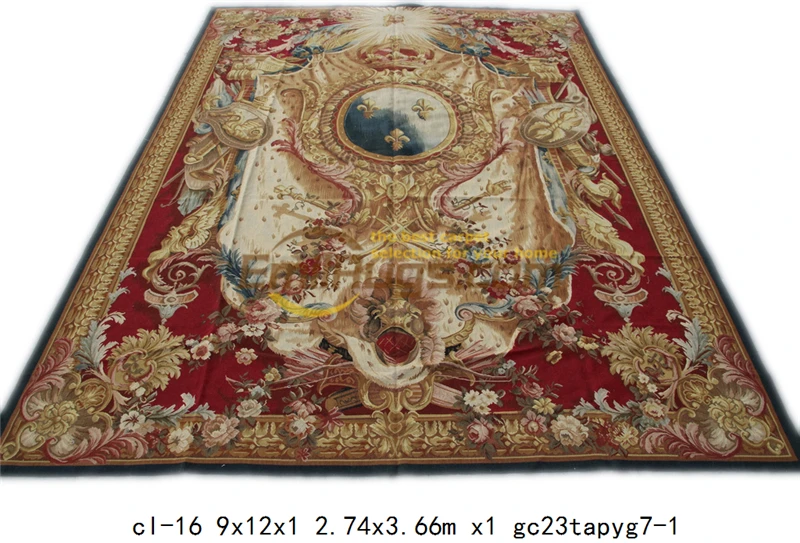 Koop Antieke Franse Stijl Aubusson Modieuze Huishoudelijke Siert Circulaire Pure Wol Breien Mandala Beddengoed