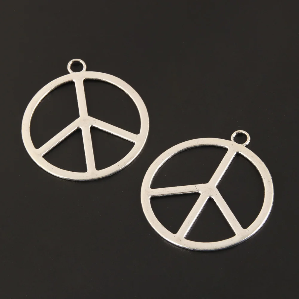 2 шт. Серебряный Цвет филигранные граненые строка виде незаполненного круга