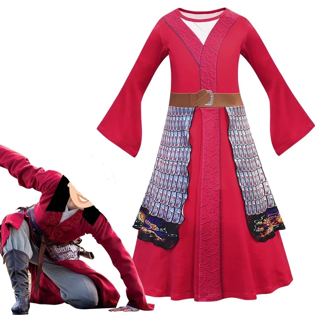 Mulan/одежда с героями мультфильмов Комбинезон мультфильма День благодарения Цвет