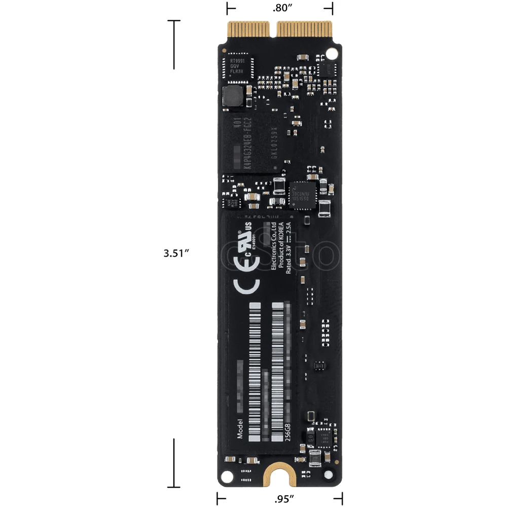 SSD 655-1838A 661-7459 для Macbook Air Mid 2013 и 2014 A1465 A1466 MD760 MD761 MJVM2 MJVP2 256G |