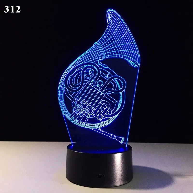 

3D Night Light Creative Music Gift Smart LED Table Lamp USB Night Light Home Decoration Decoration Christmas Gift C197