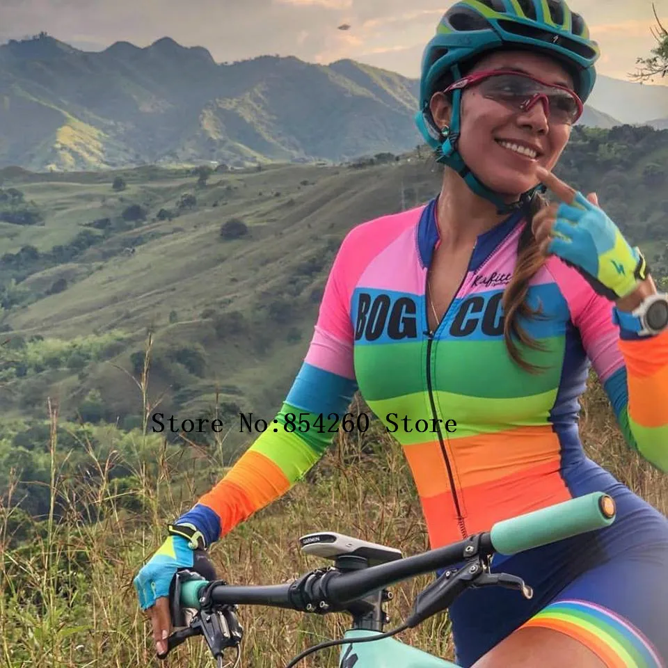 2019 Pro Team триатлонный костюм женский длинный рукав для велоспорта шерстяной