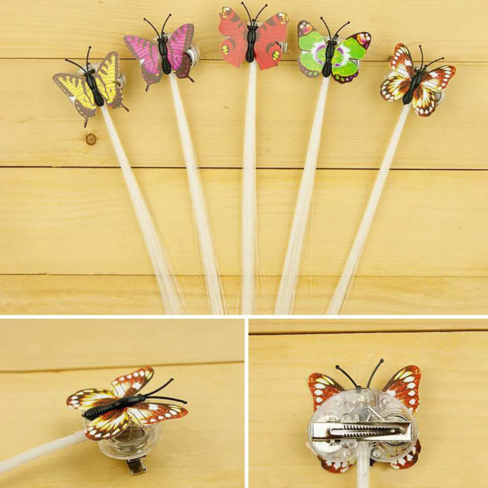 Светящиеся парики со светодиодной подсветкой светящиеся заколки для волос