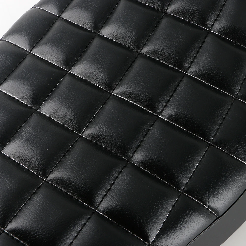 Manual Crafts Diamond Driver with Rear Passenger Seat for Harley Sportster XL883 1200 Cafe Racer Motorcycle |
