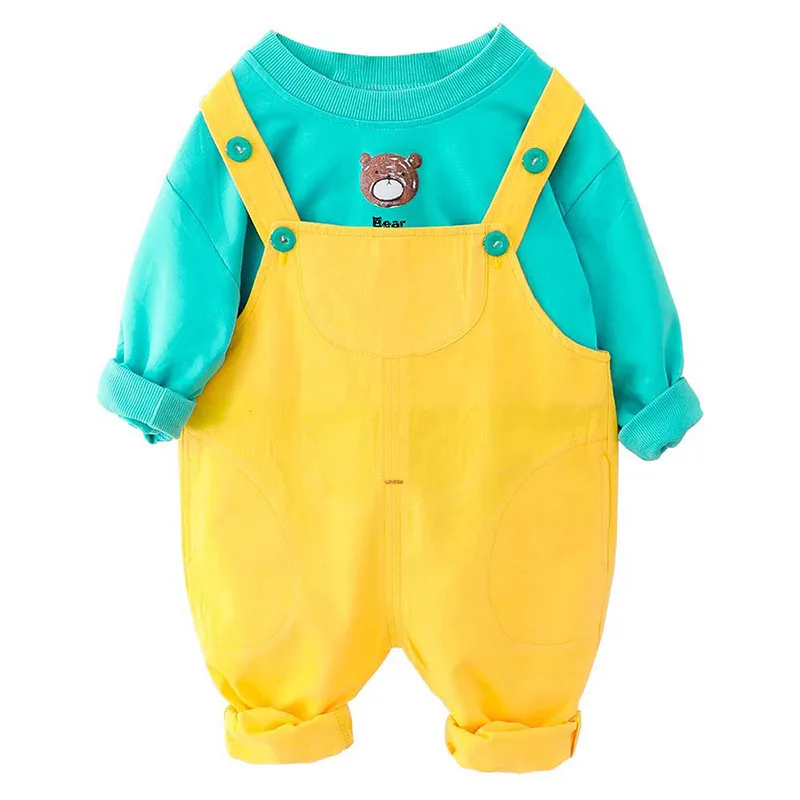 Комплект одежды из 100% хлопка для мальчиков от 0 до 5 лет новинка 2020 года весенний