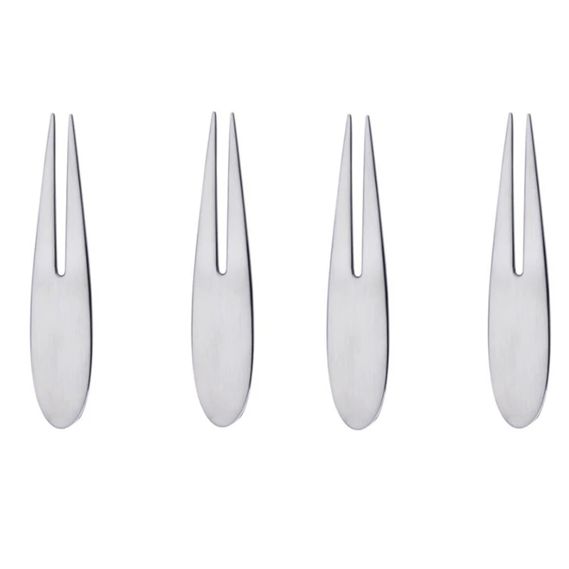 

Коктейльные вилки для дегустации, мини-вилки для фруктов, закусок, вилки из нержавеющей стали 304 для лунного торта, кондитерских изделий, тор...