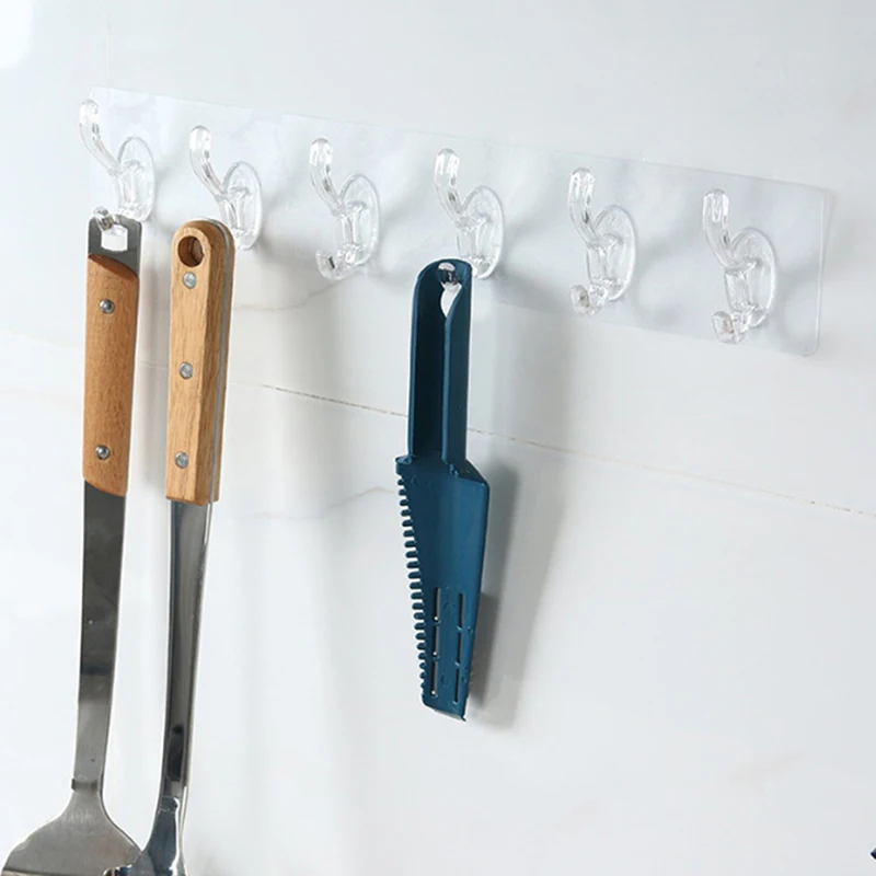 

Transparent Non-marking Strong Sticking Hook Self Adhesive Door Wall Hangers