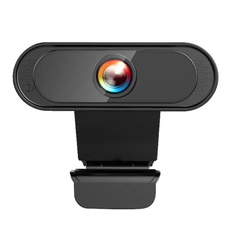 

USB 2.0 720P Full HD Web Camera Rotatable Adjustment Webcam With Microphone For Laptop Desktop Work With Video Conference