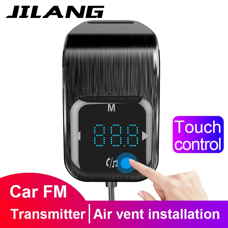 Автомобильный fm передатчик Jilang Bluetooth приемник беспроводной радиоадаптер