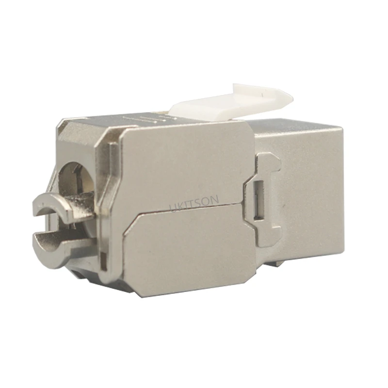 Keystone кота 6A RJ45 Экранированный FTP цинковый сплав слот CAT.6A Джек модули CAT6A сетевой