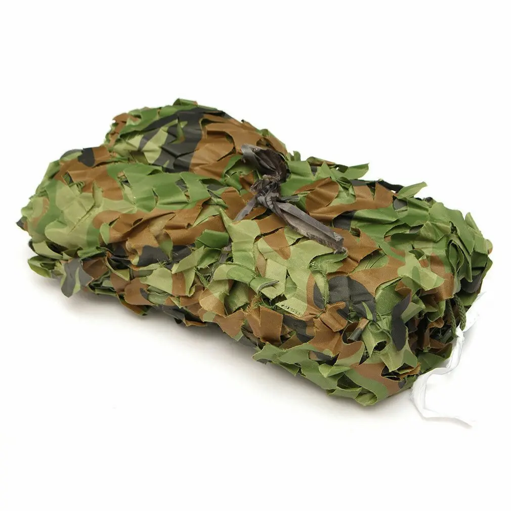 

Double-sided Outdoor Camo Netting Camouflage Net Bulk Roll Mesh Cover Decoration Sun Shade For Party Camping