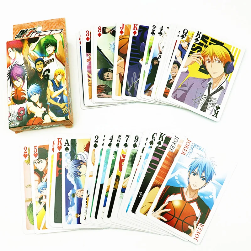 Аниме Kuroko игрушки Kuroko's баскетбольный покер персонаж колода игра коллекция