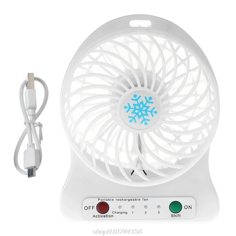 

Portable 5W Outdoor LED Light Fan Air Cooler Desk USB Fan Without 18650 Battery A12 21 Dropship