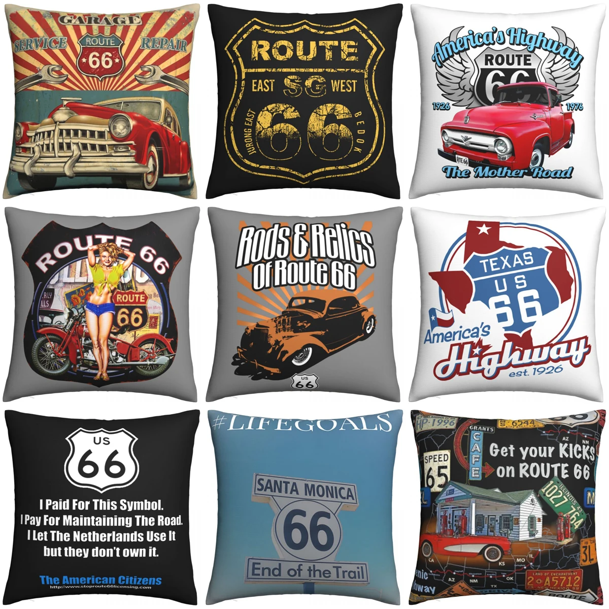 

Автомобильный Чехол на подушку в стиле ретро, 40*40