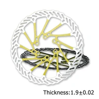 bicycle floating disc brake rotor mtb mountain road bike disc brake160mm stainless steel cycling hydreaulic brake spare parts