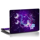 Наклейки для ноутбука с изображением бабочек, 15,6 дюйма, искусственная книга, 13 дюймов, 14 дюймов, 12 дюймов, защитная обложка, 17 дюймов, наклейки для ноутбука mac air, acer