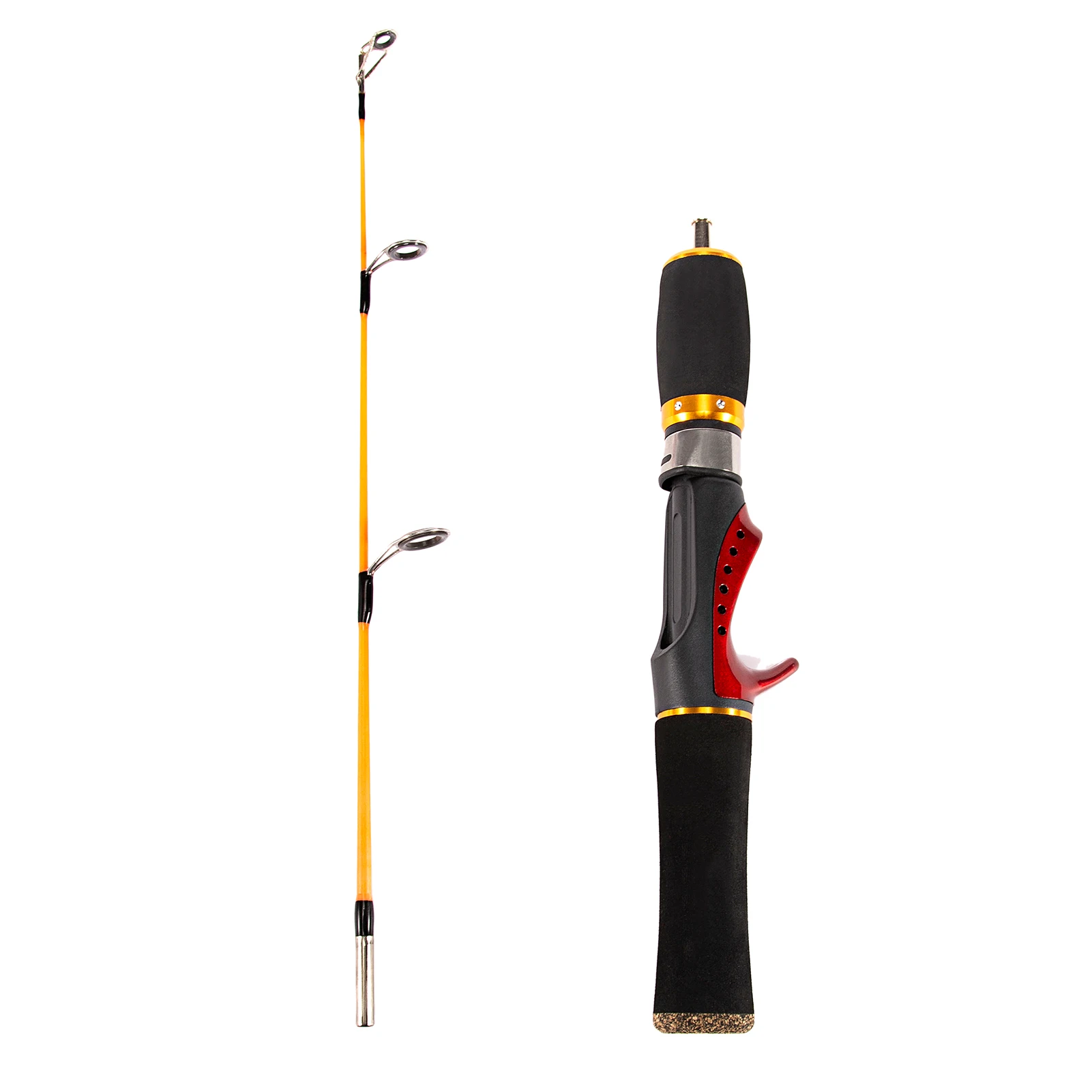 Удилище из 2 предметов для подледной рыбалки лёгкое портативное удилище