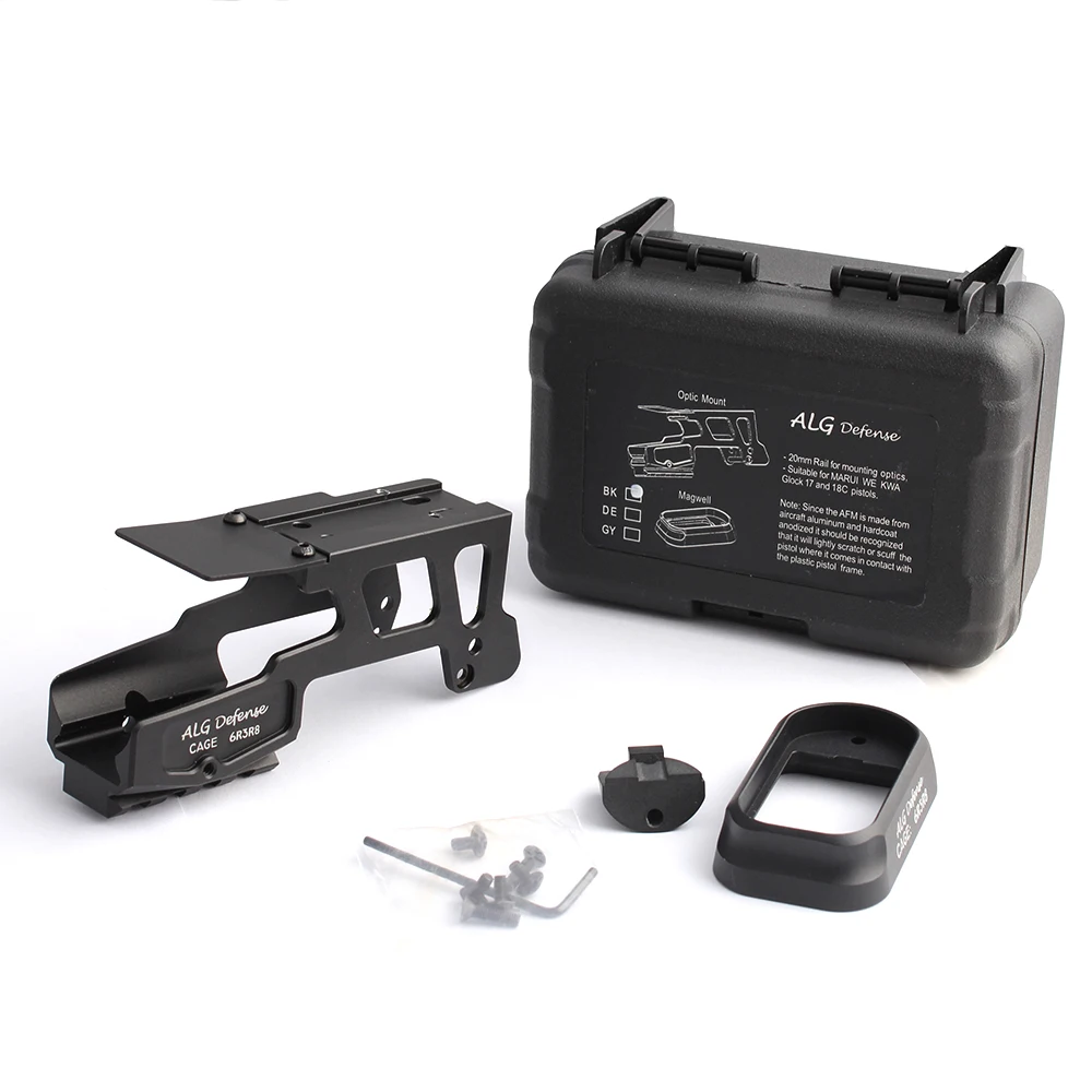 

MAGORUI ALG Defense 6-Second Mount Optics Scope Mount T1 T2 H1RMR With Magwell For Glock Gen3 17 18C 22 24 31 34 35